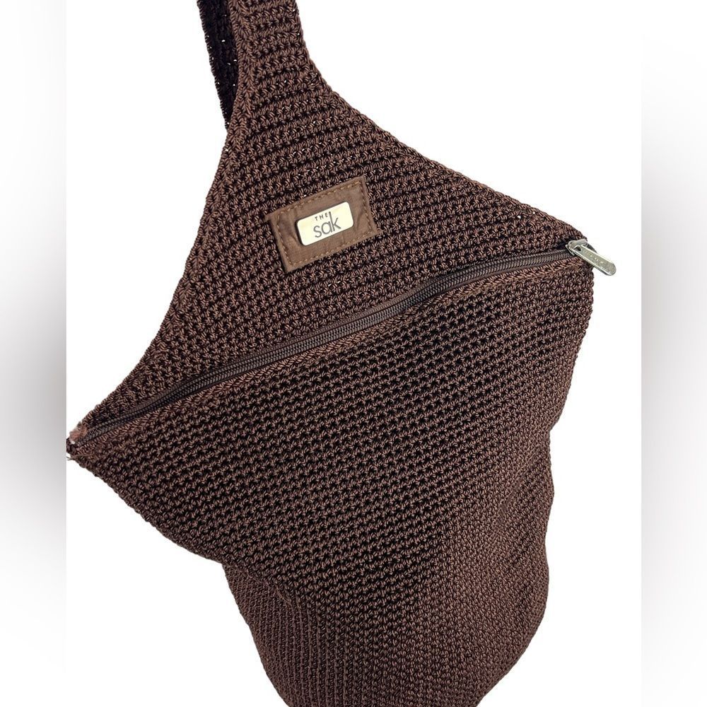 The Sak Brown Single Strap Sling Shoulder Bag